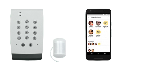 Норд Mini проводная контрольная панель